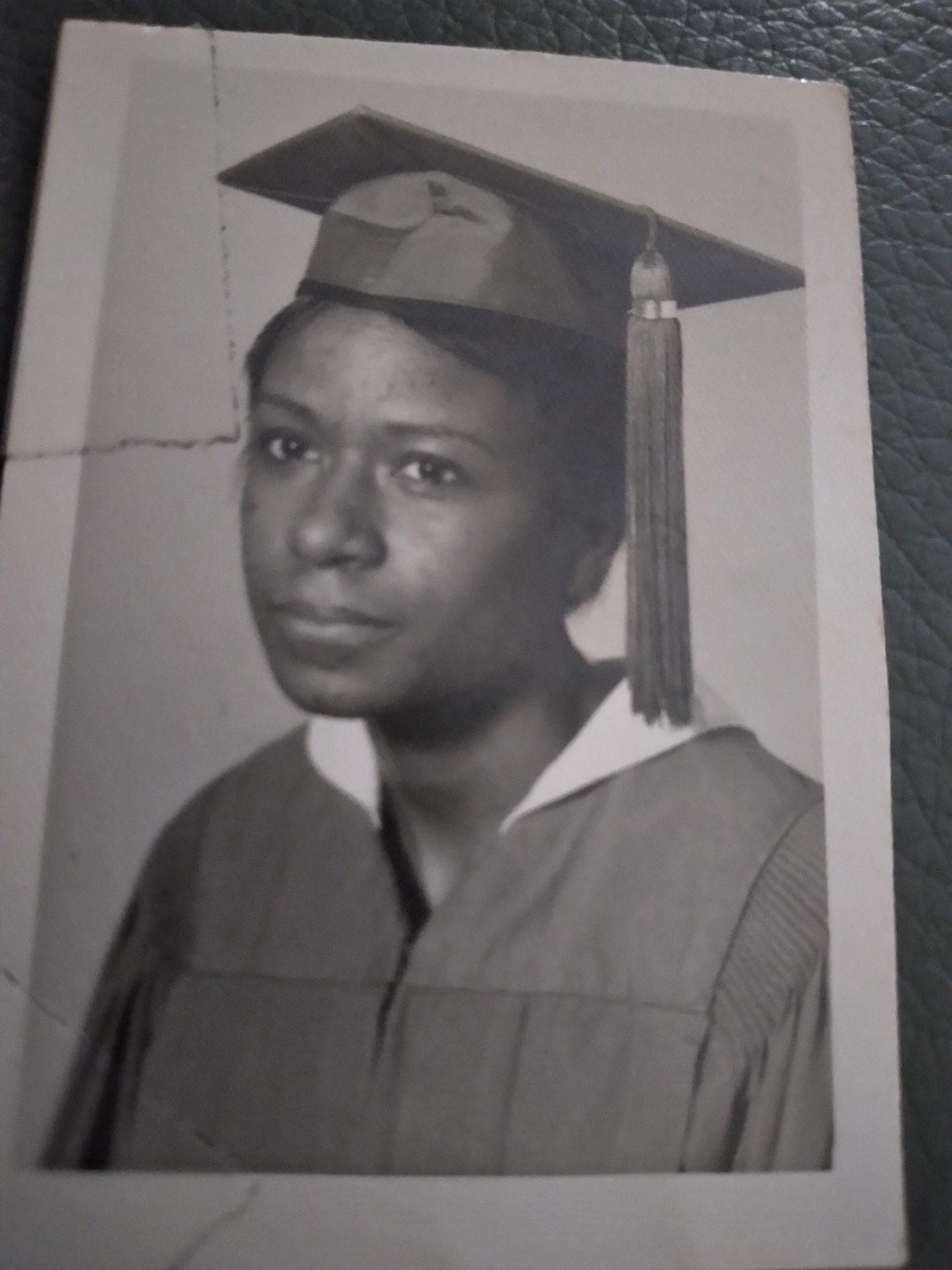 Vintage graduation portrait of a Knighton family member